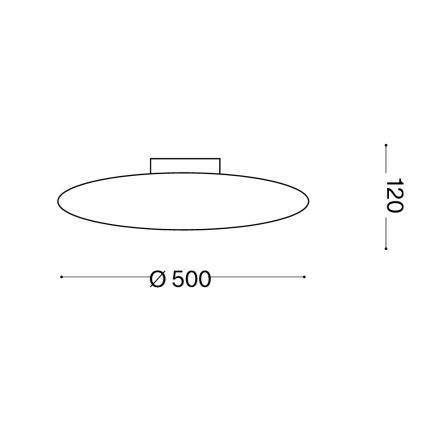Ideal Lux - SMARTIES Ceiling Light 3x E27/42W/230V, Ø 50 cm, White