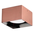 Ideal Lux - SPIKE LED Spotlight 1xGX53/9W/230V 10x10 cm Copper