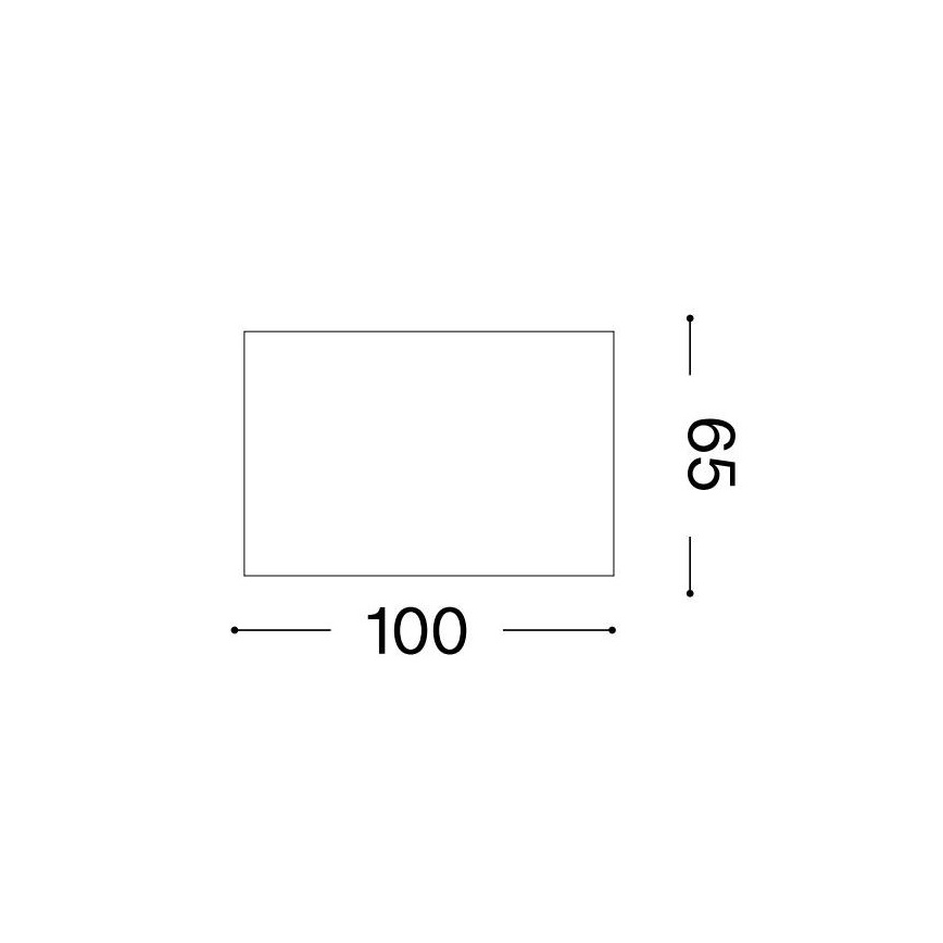 Ideal Lux - SPIKE LED spotlight 1xGX53/9W/230V 10x10 cm gold