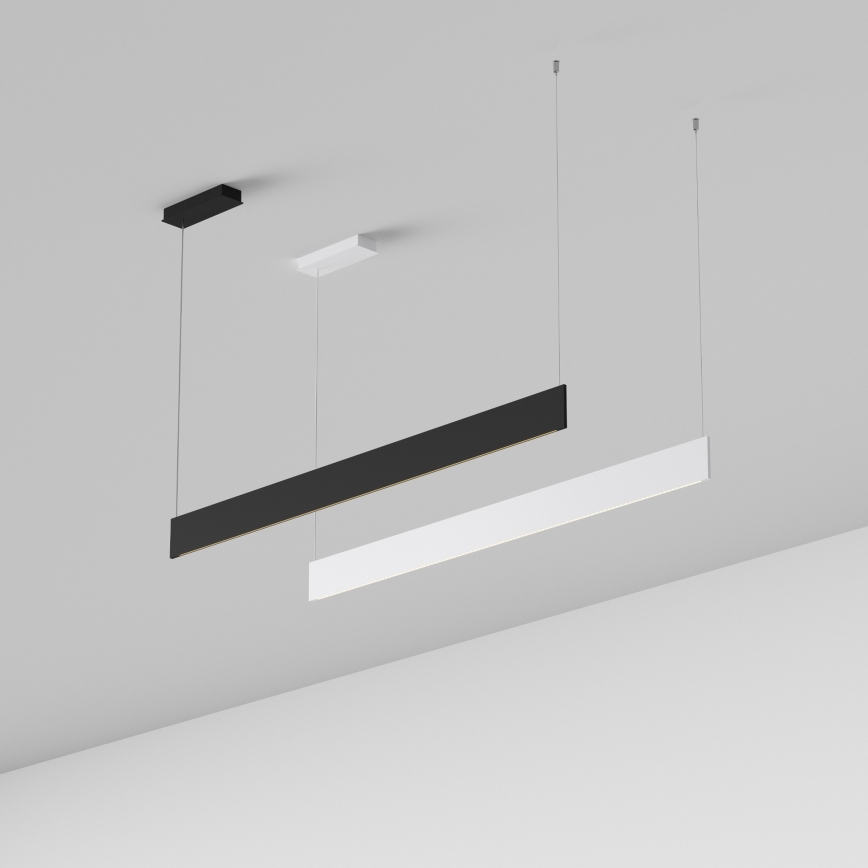 Ideal Lux - STEEL Cable-Suspended LED Pendant LED/24W/230V 3000K CRI 90 120 cm Black
