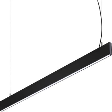 Ideal Lux - STEEL LED Cable Pendant Light, 29W, 230V, 4000K, CRI 90, 120 cm, Black