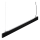 Ideal Lux - STEEL LED Cable-Suspended Pendant, 29W/230V, 3000K, CRI 90, 120 cm, Black