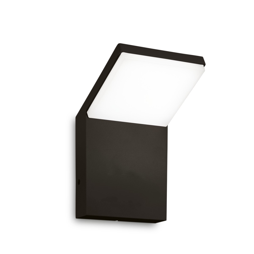 Ideal Lux - STYLE LED Outdoor Wall Light, 8.5W / 230V, 3000K, CRI 90, IP54, Black
