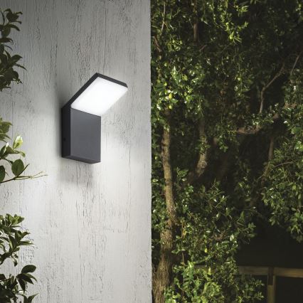 Ideal Lux - STYLE LED Outdoor Wall Light, 8.5W / 230V, 3000K, CRI 90, IP54, Black