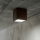 Ideal Lux - TECHO Outdoor Spotlight 1xGU10/20W/230V 15x15 cm IP54 Brown