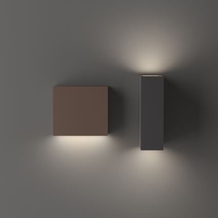 Ideal Lux - TETRIS Outdoor Wall Light 1xG9/15W/230V IP44 brown