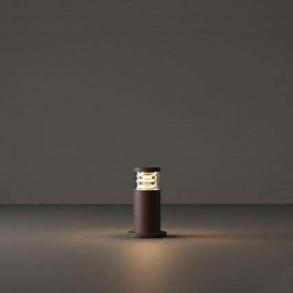 Ideal Lux - TRONCO Outdoor Lamp 1x E27/42W/230V 25 cm IP65 Brown