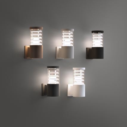 Ideal Lux - TRONCO Outdoor Wall Light 1xE27/42W/230V IP44 Black