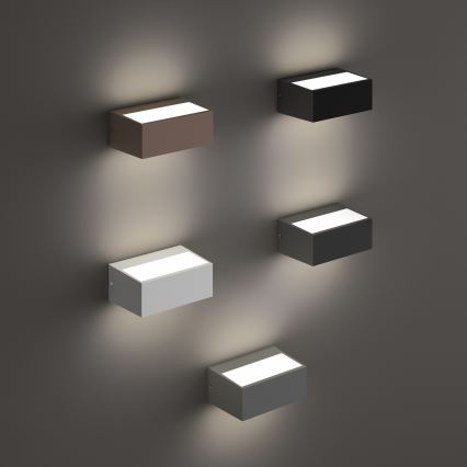 Ideal Lux - TWIN Outdoor Wall Light 1xG9/28W/230V IP44, Brown