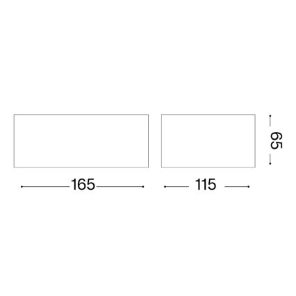Ideal Lux - TWIN Outdoor Wall Light 1xG9/28W/230V IP44, Brown