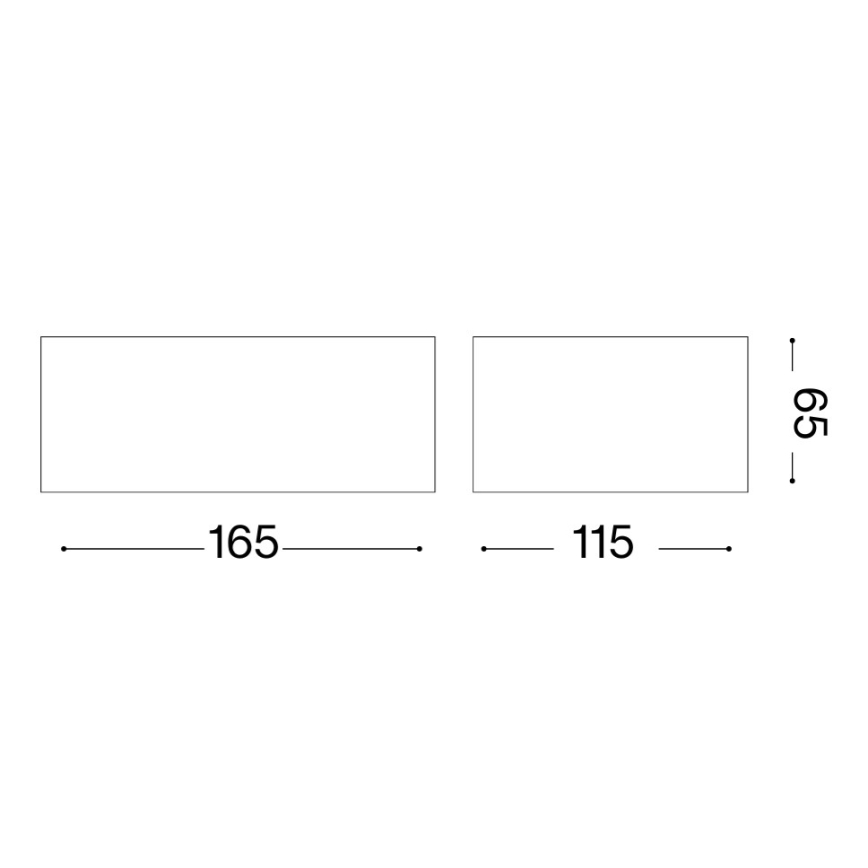 Ideal Lux - TWIN Outdoor Wall Light 1xG9/28W/230V IP44, Brown