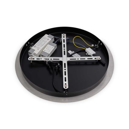 Ideal Lux - UMILE LED Cable Pendant, 55W/230V, Ø63 cm, CRI 90, Brass/White