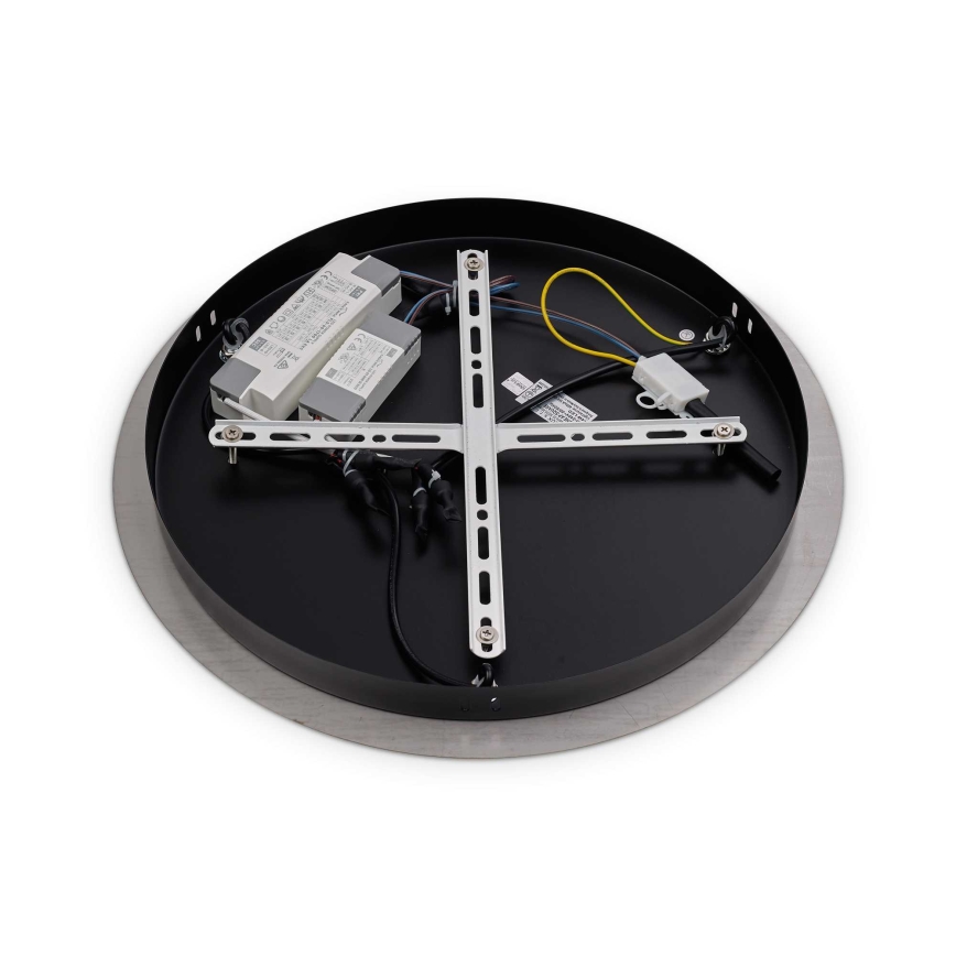 Ideal Lux - UMILE LED Cable Pendant, 55W/230V, Ø63 cm, CRI 90, Brass/White