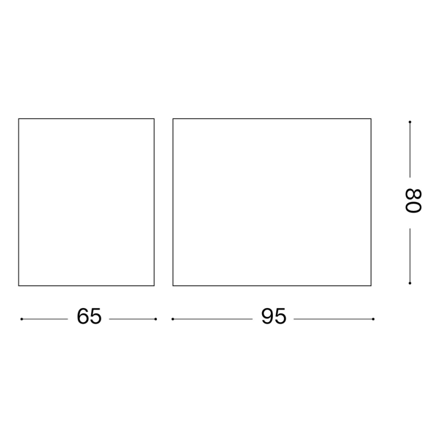 Ideal Lux - UP Outdoor Wall Light 1x G9/15W/230V IP44 Brown