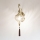 Ideal Lux - Wall lamp HAREM 1xE27/42W/230V brass