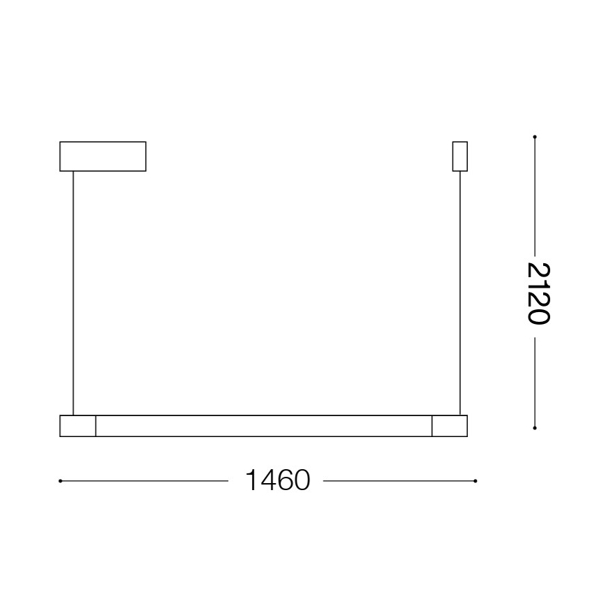 Ideal Lux - YOKO LED Cable Pendant Light/17W/230V CRI 90 White
