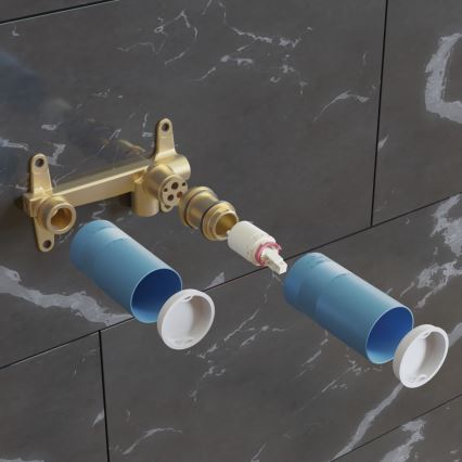 Ideal Standard A1313NU - Installation body for BUILT-IN washbasin mixer, blue