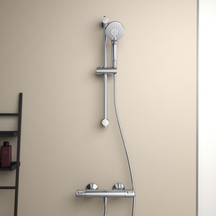 Ideal Standard A7201AA - CERATHERM T25 Thermostatic Shower Mixer, Polished Chrome