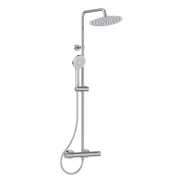 Ideal Standard A7565AA - Shower set with CERATHERM T50 thermostatic mixer, polished chrome