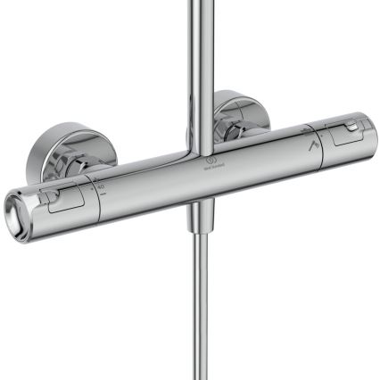 Ideal Standard A7565AA - Shower set with CERATHERM T50 thermostatic mixer, polished chrome
