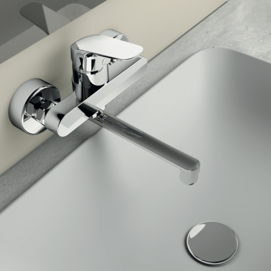 Ideal Standard B1717AA - CERAFLEX Kitchen Mixer Tap, Polished Chrome
