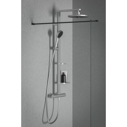 Ideal Standard BD583SI - Shower set with CERATHERM ALU+ thermostatic mixer, matt chrome