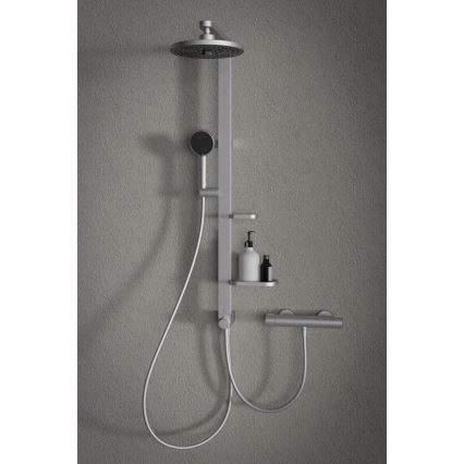 Ideal Standard BD583SI - Shower set with CERATHERM ALU+ thermostatic mixer, silver finish