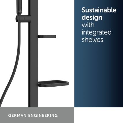 Ideal Standard BD583XG - Shower set with CERATHERM ALU+ mixer, matte black