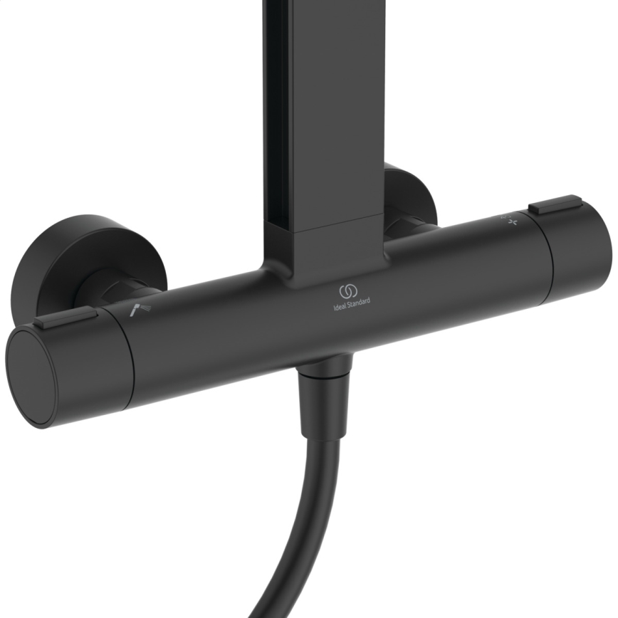 Ideal Standard BD583XG - Shower set with CERATHERM ALU+ mixer, matte black