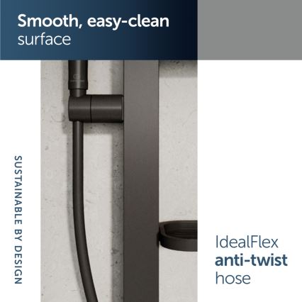 Ideal Standard BD586XG - IDEALRAIN ALU+ Shower Set Matte Black