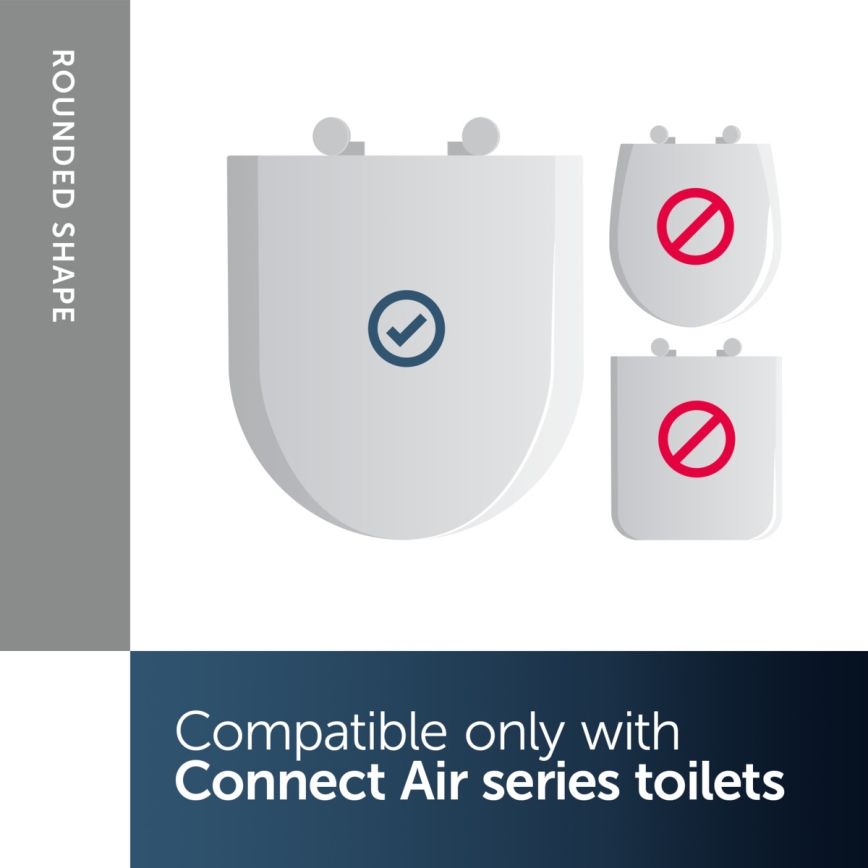 Ideal Standard E036601 - Toilet seat SoftClose CONNECT AIR white