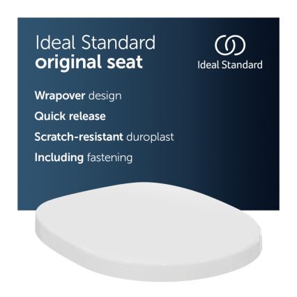 Ideal Standard E712801 - CONNECT Toilet Seat, White