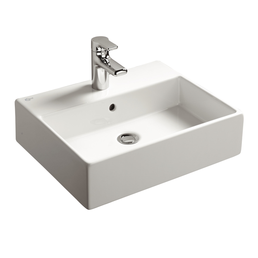Ideal Standard K077701 - STRADA Wall-hung Washbasin 50 x 42 cm, Ceramic/White