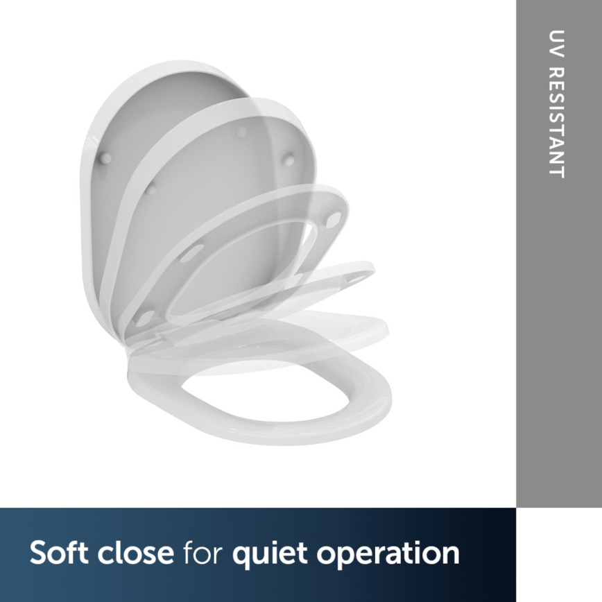 Ideal Standard K706101 - TONIC SoftClose Toilet Seat, White