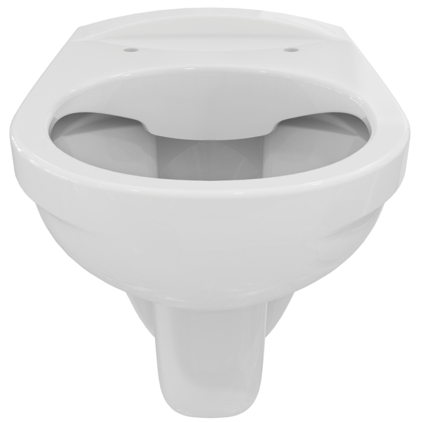 Ideal Standard K881001 - EUROVIT Rimless Wall-Hung Toilet, Ceramic/White