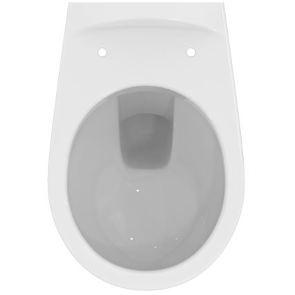 Ideal Standard K881001 - EUROVIT Rimless Wall-Hung Toilet, Ceramic/White