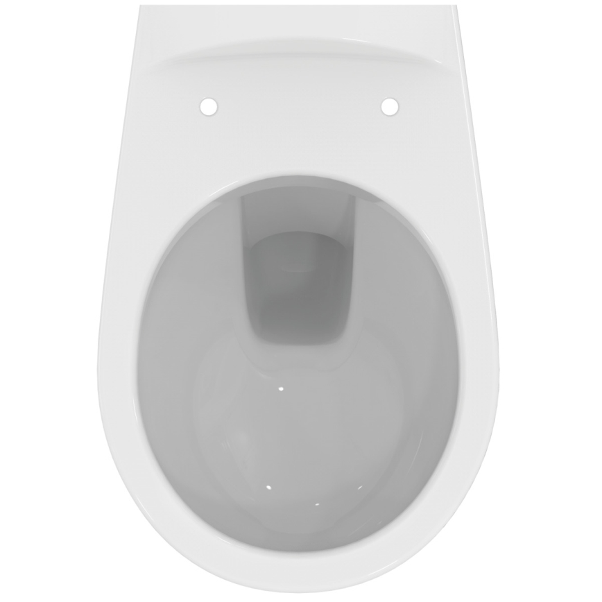 Ideal Standard K881001 - EUROVIT Rimless Wall-Hung Toilet, Ceramic/White