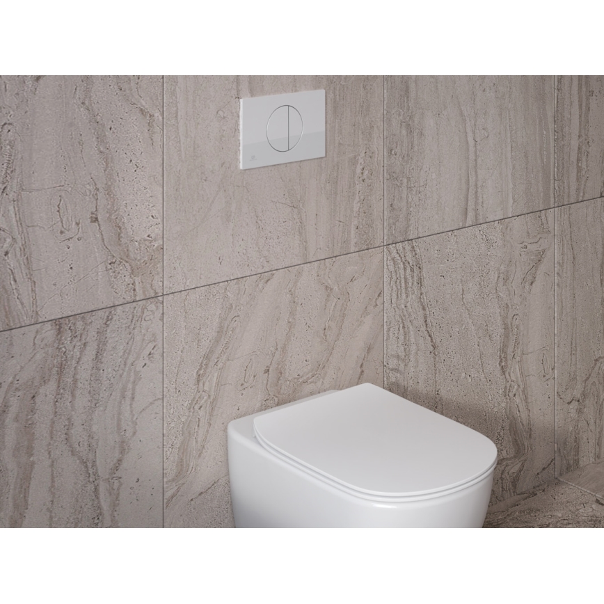 Ideal Standard T007901 - TESI Wall-Hung Toilet, Ceramic/White