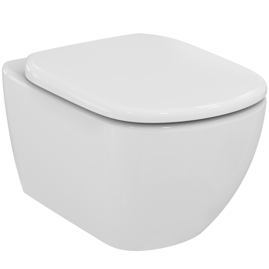 Ideal Standard T007901 - TESI Wall-Hung Toilet, Ceramic/White