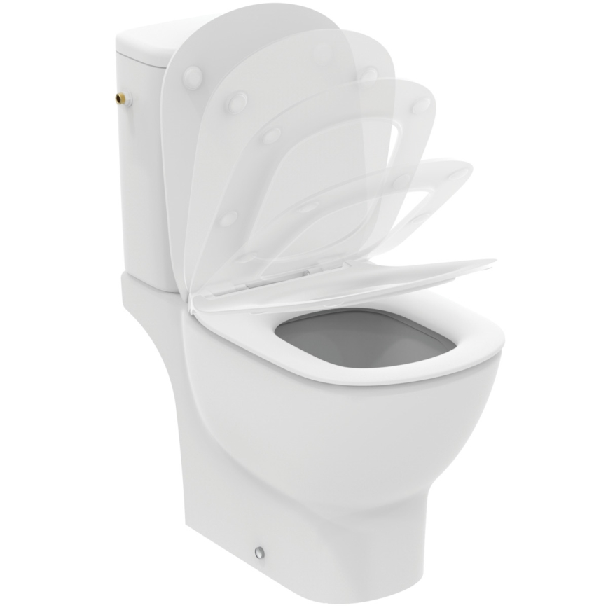 Ideal Standard T352701 - TESI SoftClose Toilet Seat, White