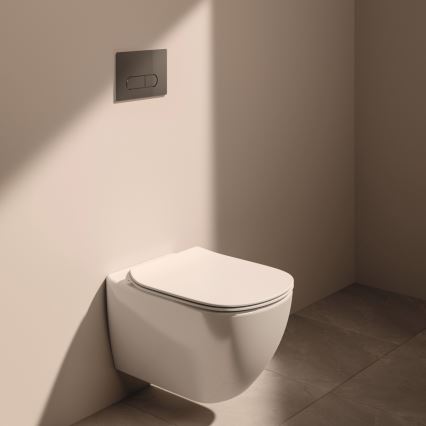Ideal Standard T354601 - TESI wall-hung toilet with SoftClose seat, ceramic/white