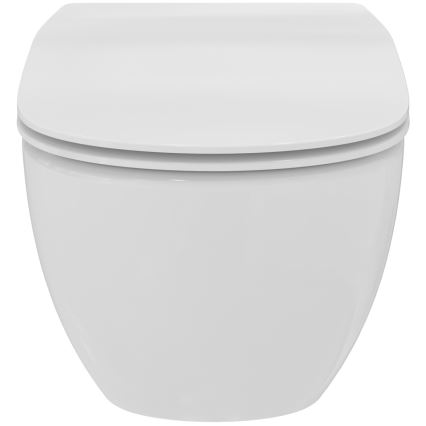 Ideal Standard T354601 - TESI wall-hung toilet with SoftClose seat, ceramic/white