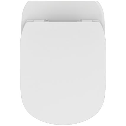 Ideal Standard T354601 - TESI wall-hung toilet with SoftClose seat, ceramic/white