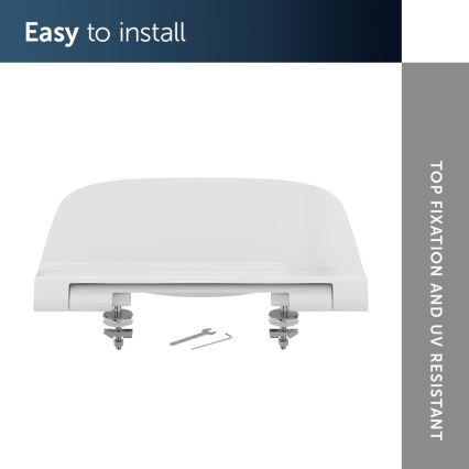 Ideal Standard T453001 - I.LIFE A Toilet Seat, White