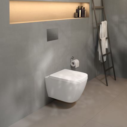 Ideal Standard T459201 - I.LIFE S Rimless Wall-Hung Toilet, Ceramic/White