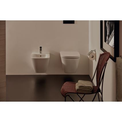 Ideal Standard T459201 - I.LIFE S Rimless Wall-Hung Toilet, Ceramic/White
