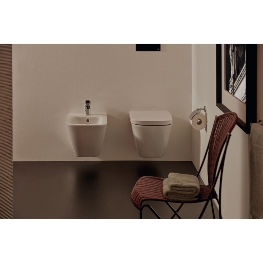 Ideal Standard T459201 - I.LIFE S Rimless Wall-Hung Toilet, Ceramic/White