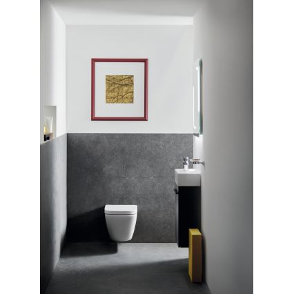 Ideal Standard T459201 - I.LIFE S Rimless Wall-Hung Toilet, Ceramic/White