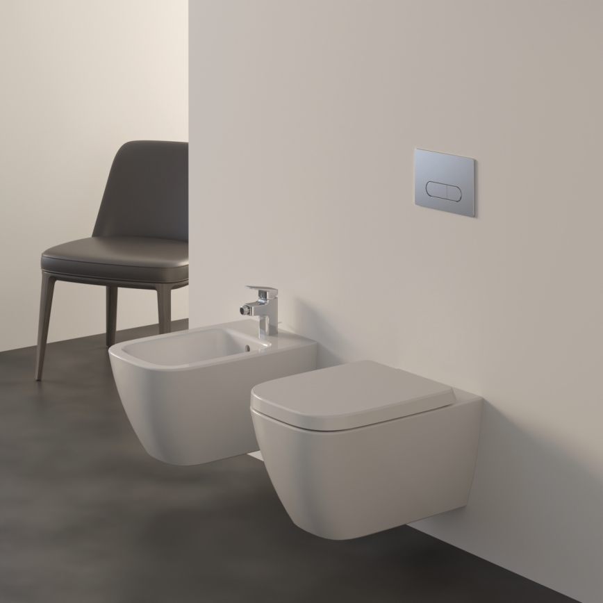 Ideal Standard T461401 - I.LIFE B Rimless Wall-hung Toilet, Ceramic/White