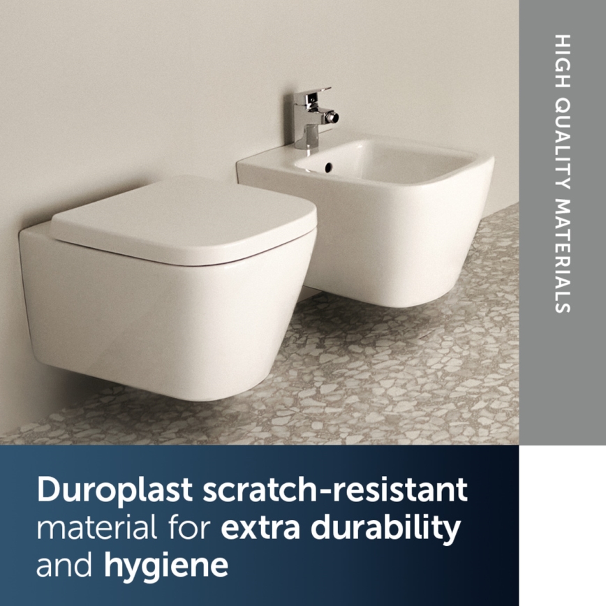 Ideal Standard T468301 - I.LIFE B SoftClose Toilet Seat, White